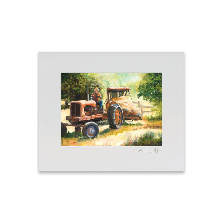"Making Hay" Fine Art Print Wall Décor
