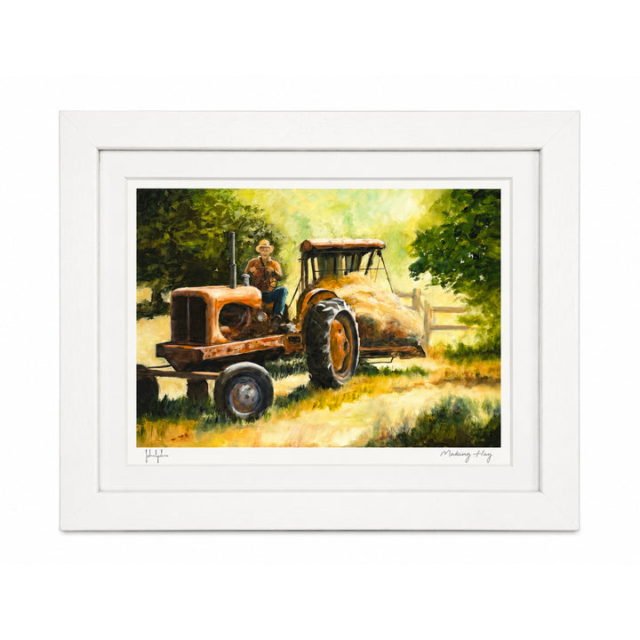 "Making Hay" Fine Art Print Wall Décor