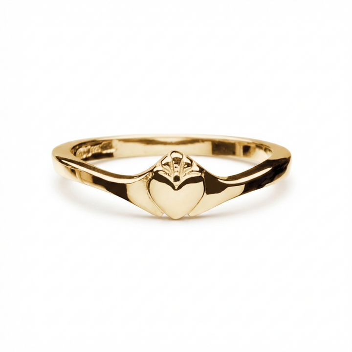 Boru Gold Vermeil Celtic Claddagh Ring