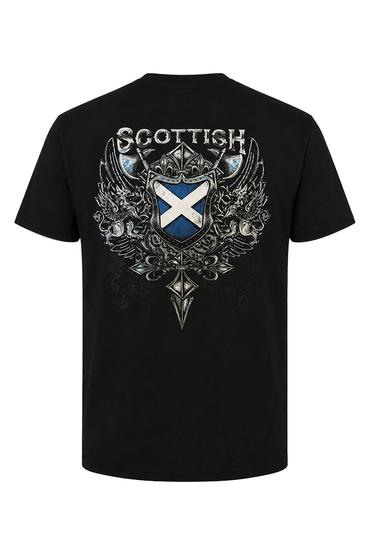Scottish Shield Metallic Graphic T-Shirt
