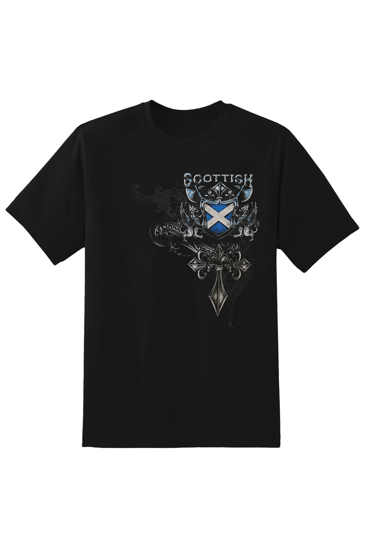 Scottish Shield Metallic Graphic T-Shirt
