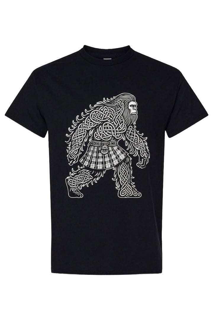 Irish Kilted Sasquatch Short Sleeve T-Shirt