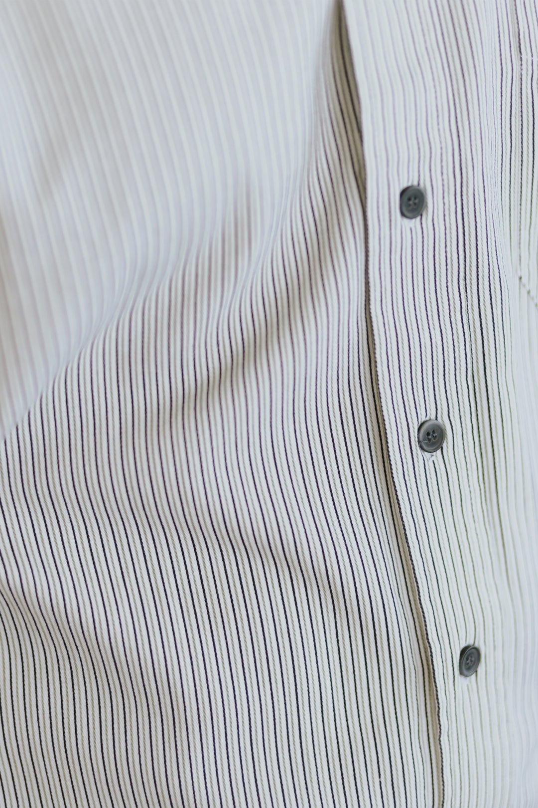 Traditional Black & White Stripe Collarless Button-Up Shirt – The Celtic  Ranch