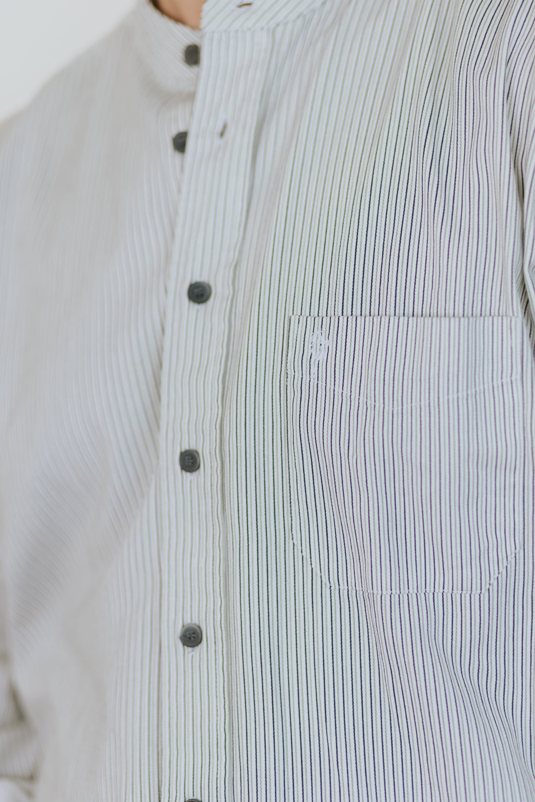 black dress and tan heels Traditional Black & White Stripe Collarless Button-Up Shirt – The Celtic  Ranch