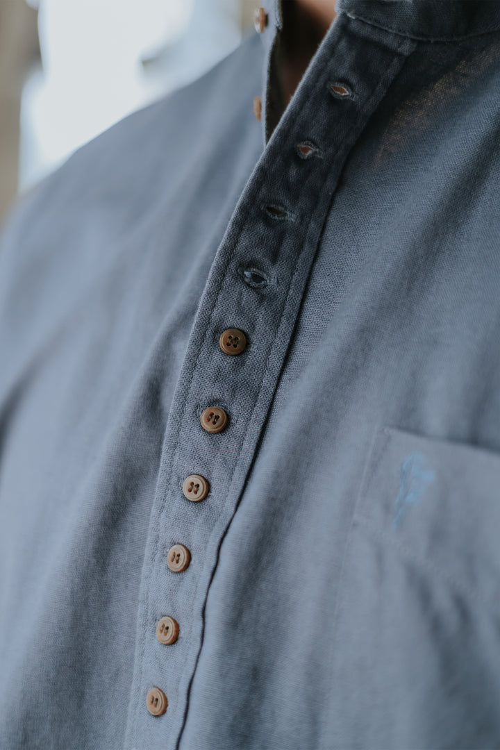 Celtic Ranchwear Irish Collarless Grandfather Shirt