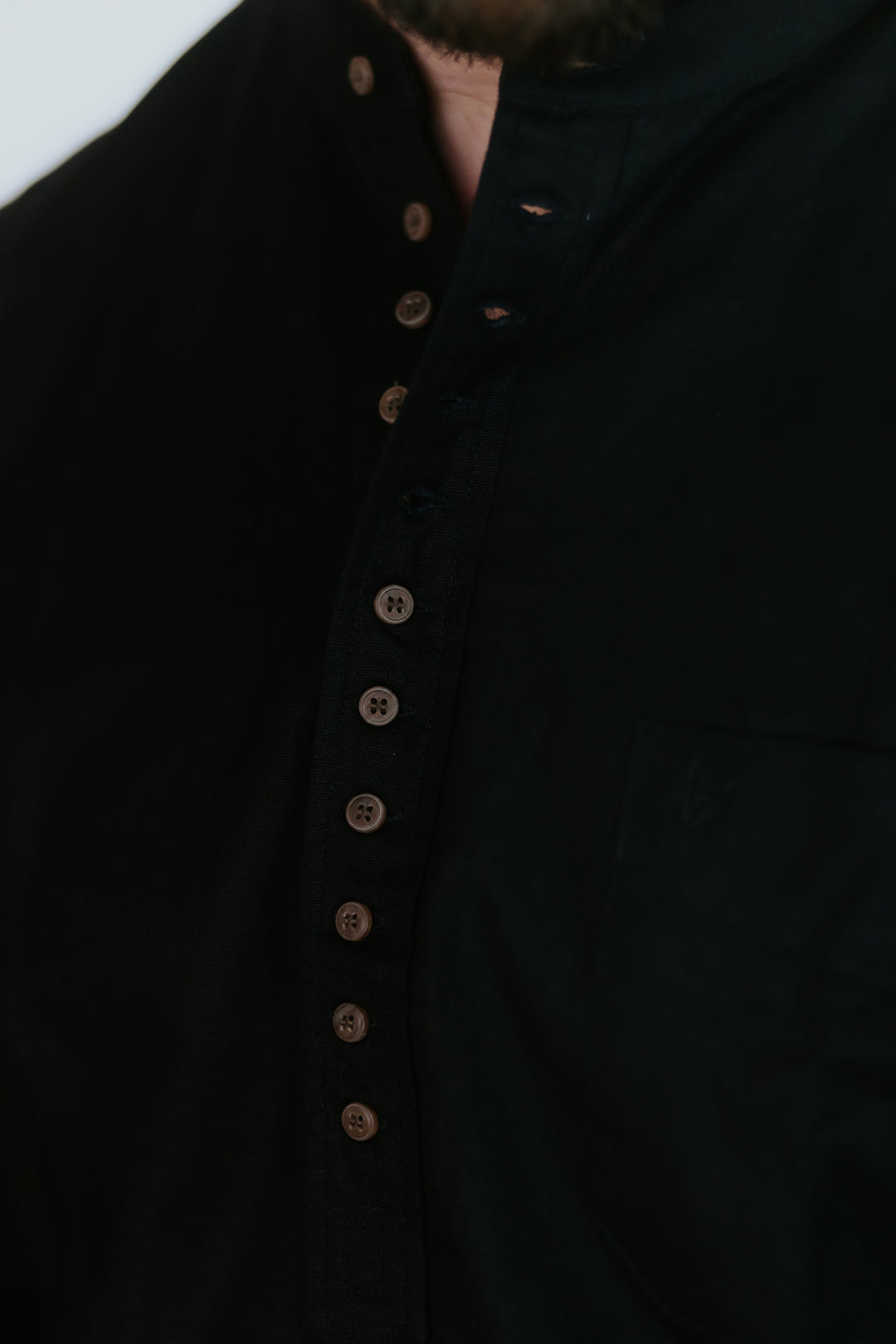 Celtic Ranchwear Irish Collarless Grandfather Shirt