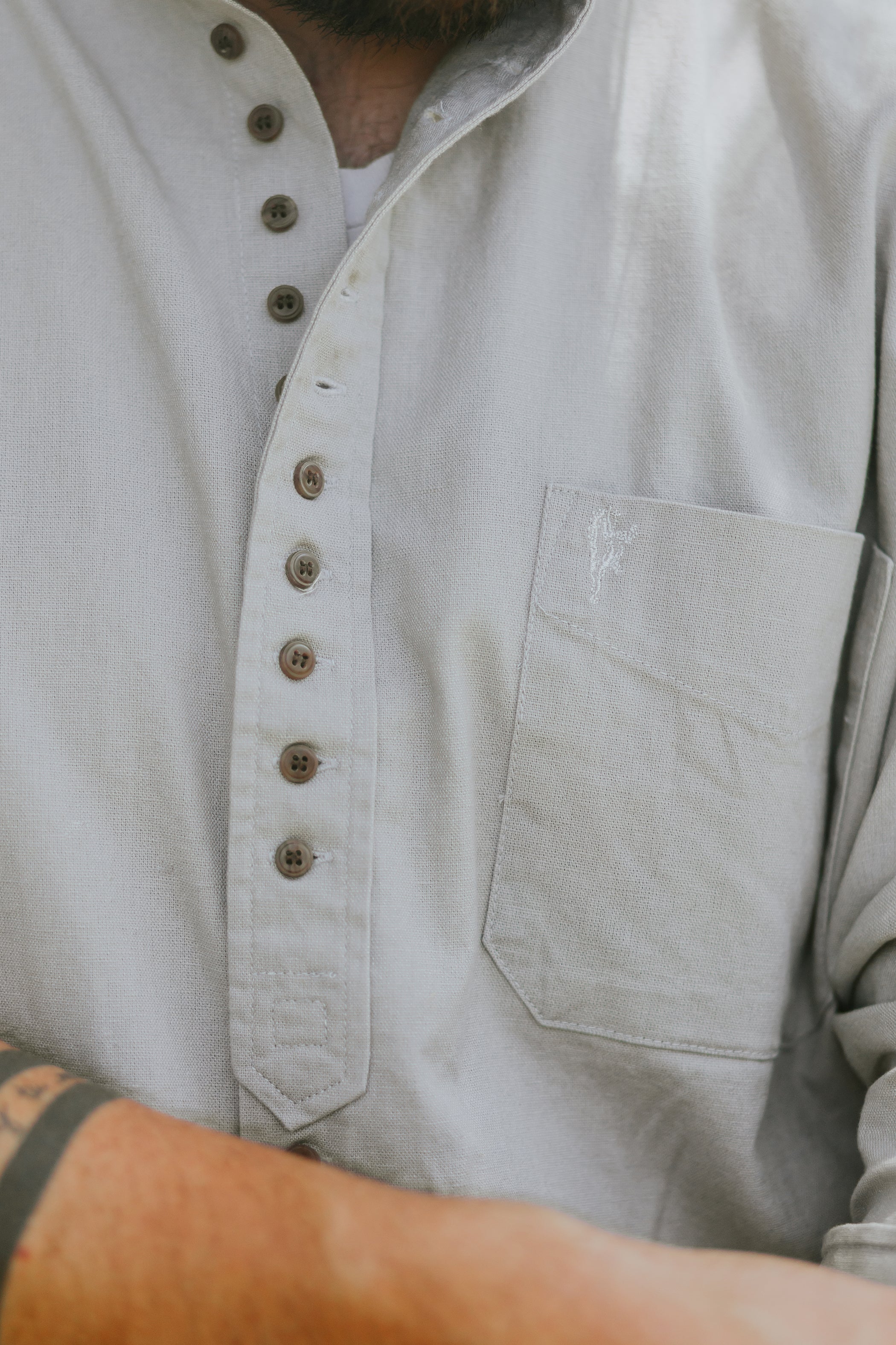 cph CLASSIC BB COTTON NO COLLAR SHIRT 【公式通販】