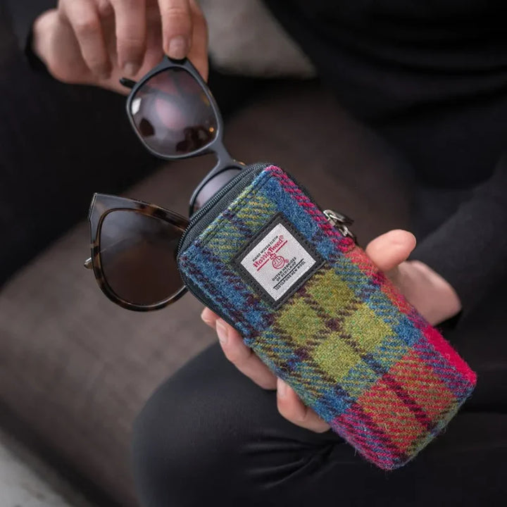 Harris Tweed Double Glasses Sleeve