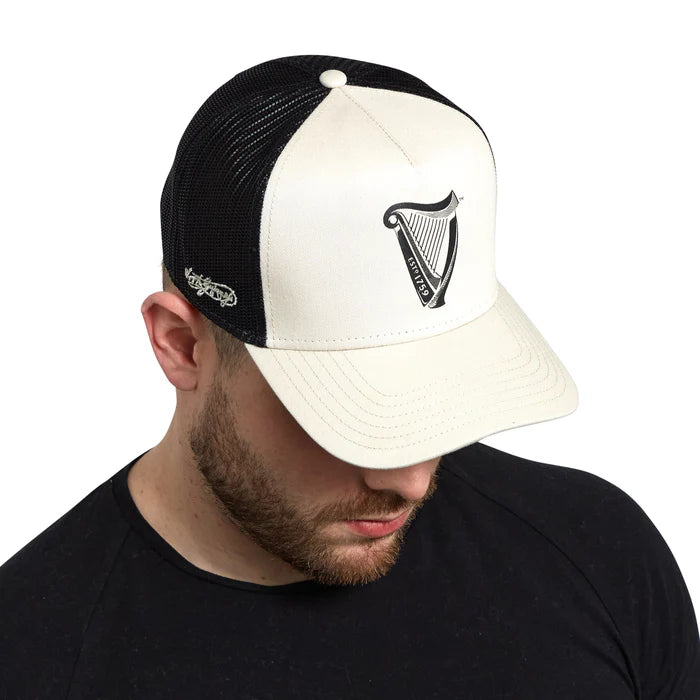 Guinness® Premium Beige & Black Harp Hat