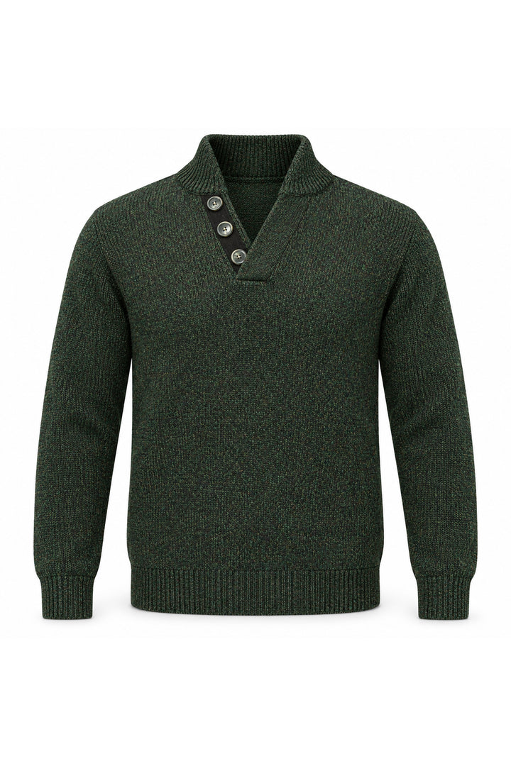 Emerald Isle Galway Shawl Collar Sweater