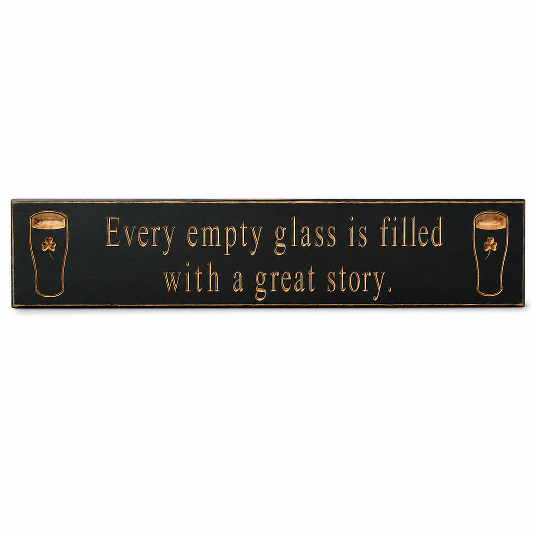 Irish Saying Carved Wood Sign Wall Décor