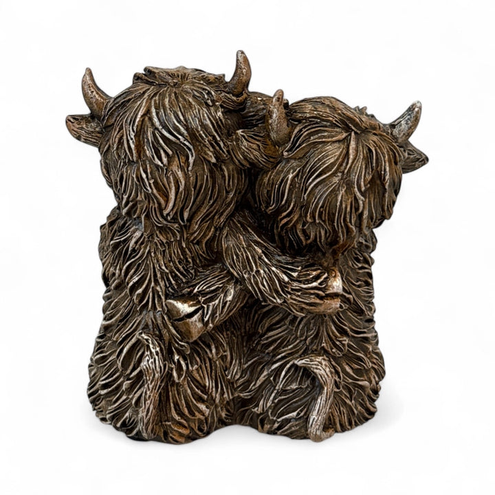 Two Highland Cows Heart