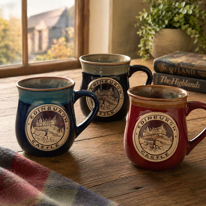 Stoneware Mug With Edinburgh Castle