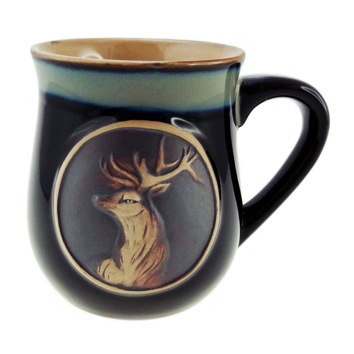 Stoneware Stag Mug