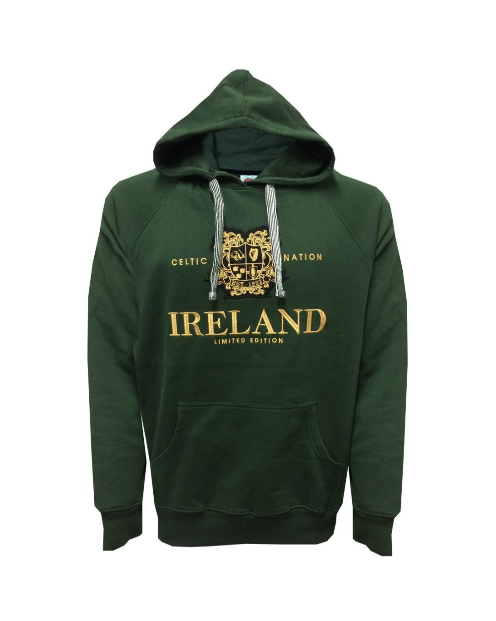Green Ireland Crest Hoodie