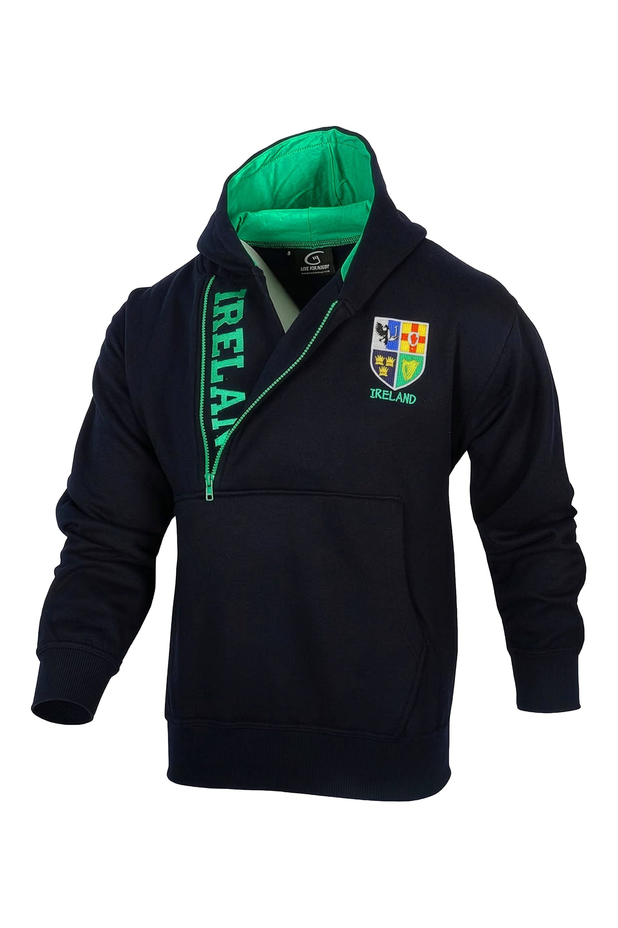 Gildan Classico Uomo, Maglietta In Cotone 100%, Confezione Da 2 (Verde Irlandese + Navy, Taglia L)