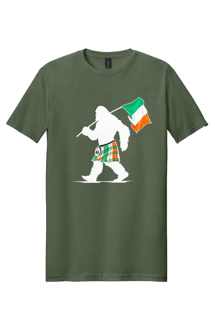 Irish Flag Sasquatch T-Shirt