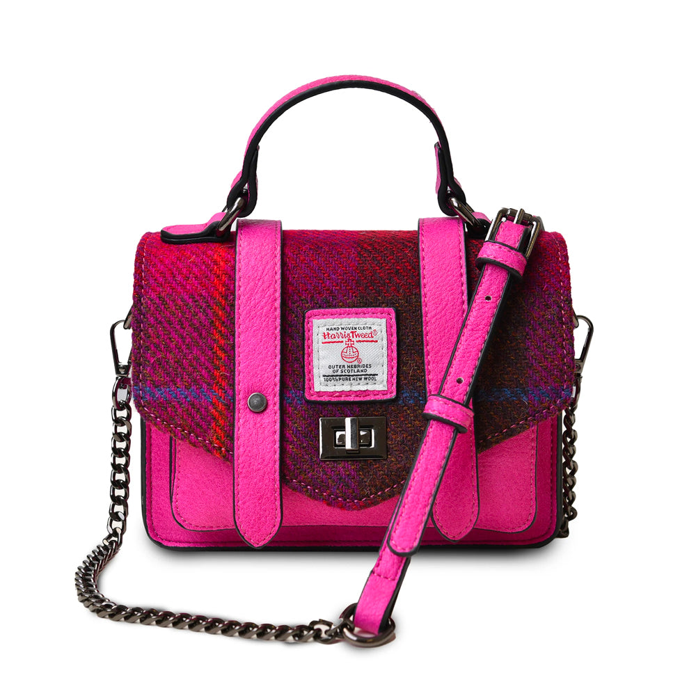 Islander® Tartan Baby Satchel with Harris Tweed®