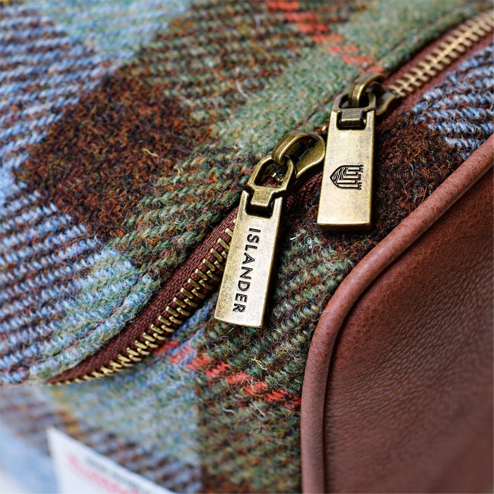 Islander® Toiletry Wash Bag with Harris Tweed®