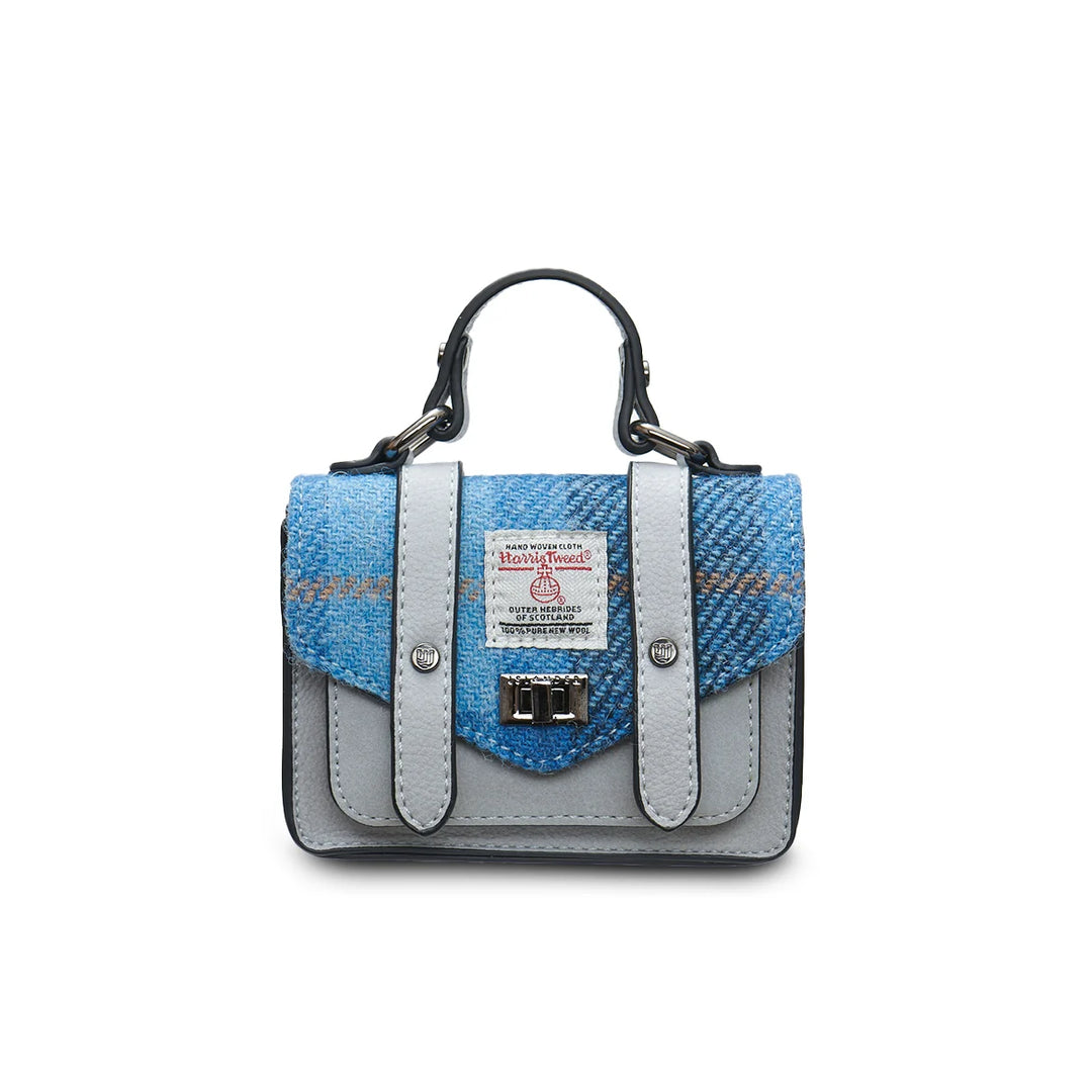 Islander® Wee Tartan Satchel With Harris Tweed®
