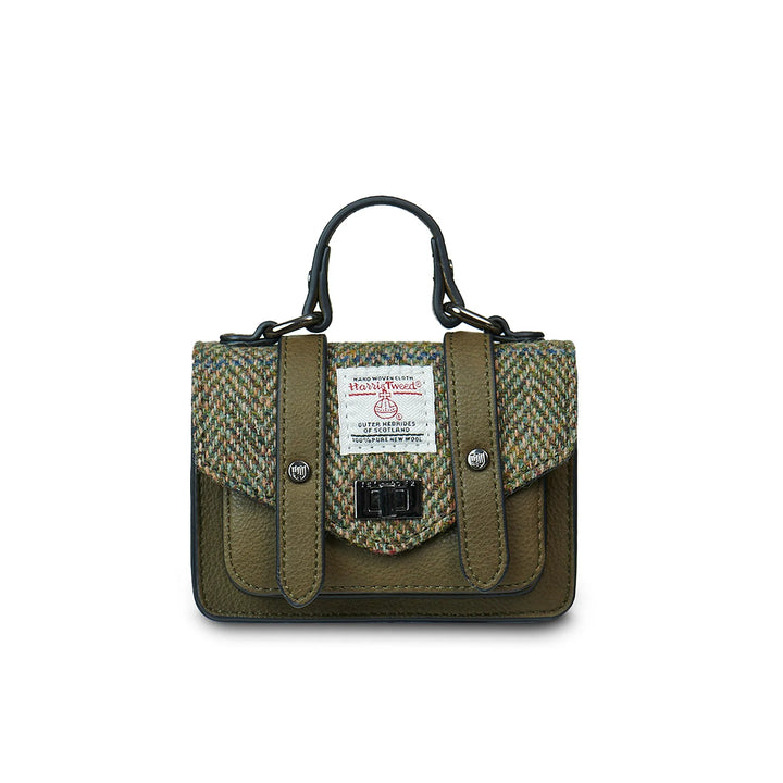 Islander® Wee Tartan Satchel With Harris Tweed®