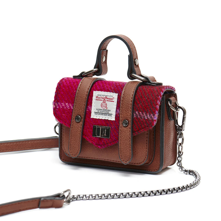 Islander® Wee Tartan Satchel With Harris Tweed®