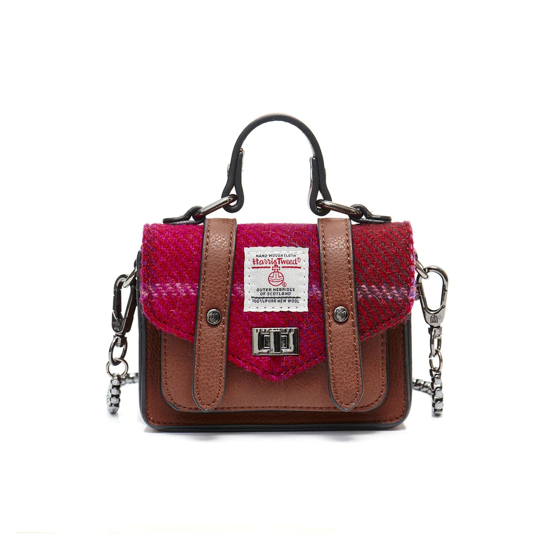 Islander® Wee Tartan Satchel With Harris Tweed®