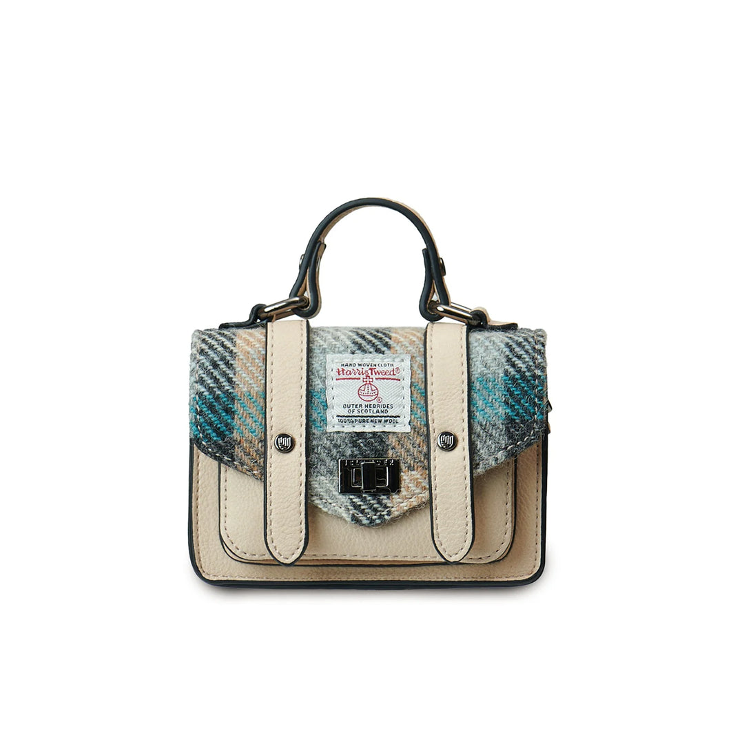Islander® Wee Tartan Satchel With Harris Tweed®