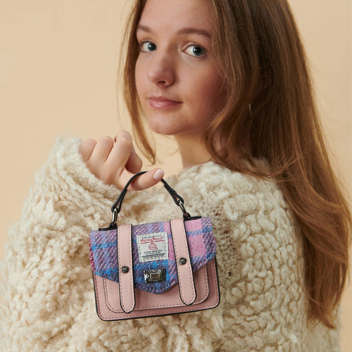 Islander® Wee Tartan Satchel With Harris Tweed®