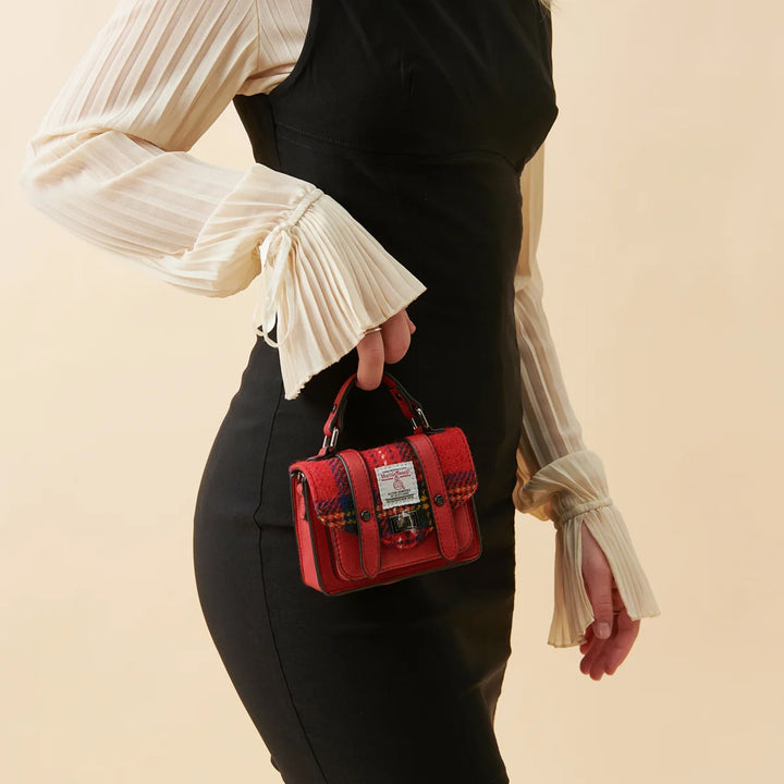 Islander® Wee Tartan Satchel With Harris Tweed®