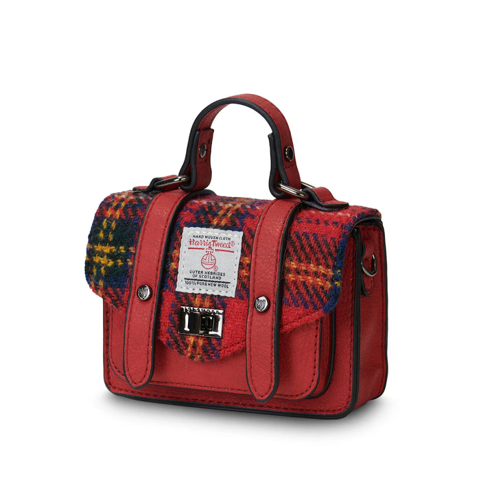 Islander® Wee Tartan Satchel With Harris Tweed®