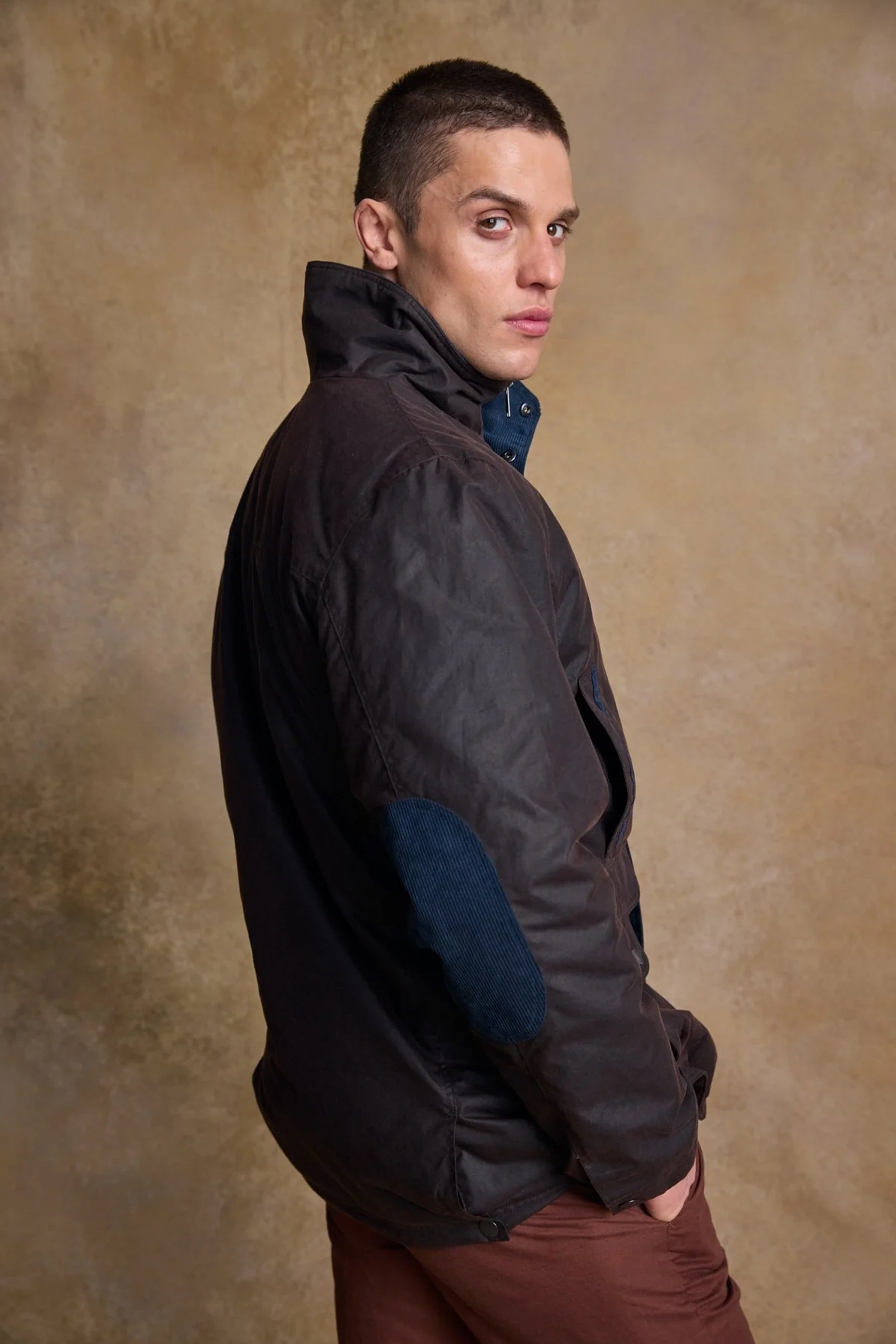 Olive Green Men's Traditional Wax Jacket | The Celtic Ranch