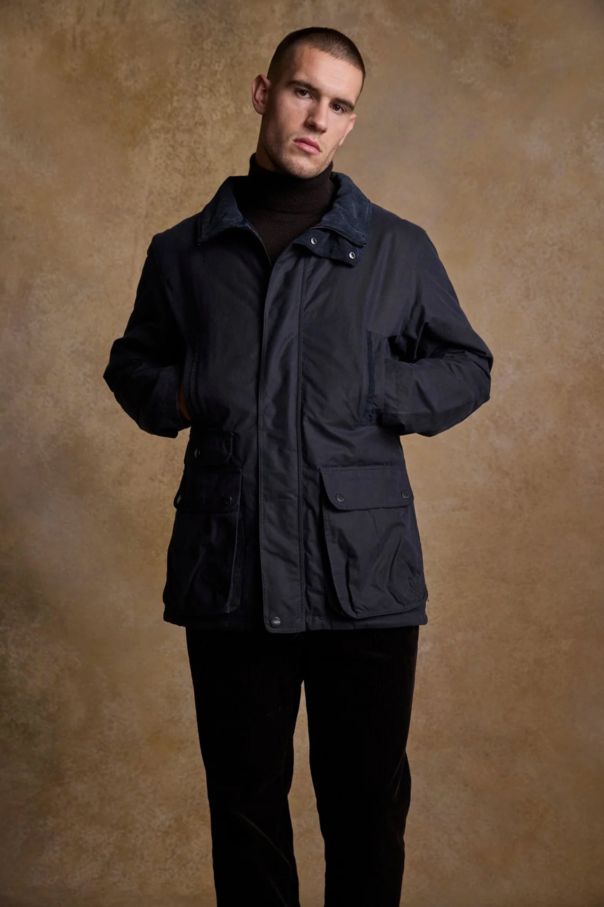 ジャケット・アウター ASKKY/GRUNGE OFFICER JACKET//RIBBON COAT Olive Green Men's Traditional Wax Jacket | The Celtic Ranch