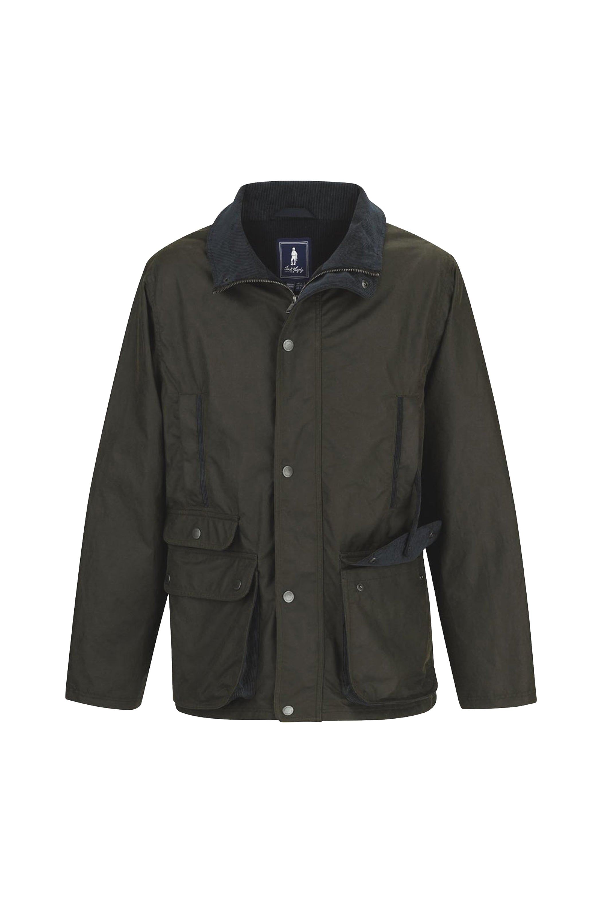 Olive Green Men's Traditional Wax Jacket | The Celtic Ranch