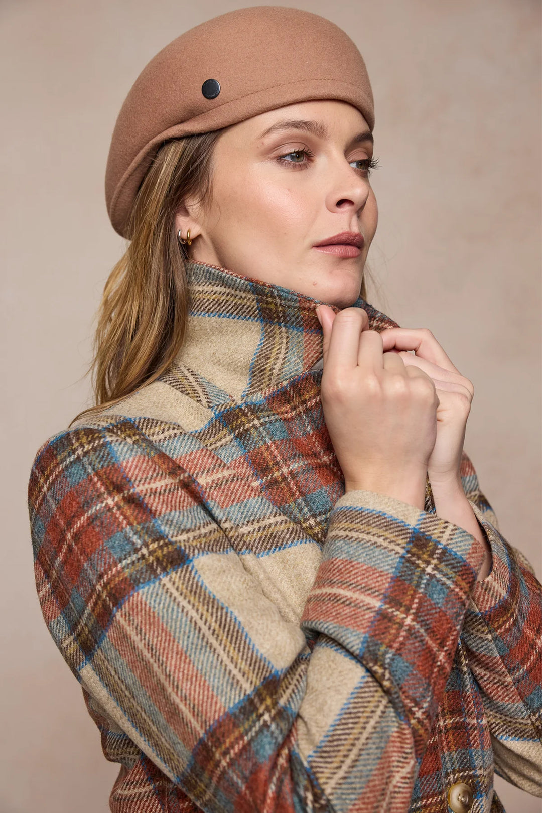 Jack Murphy Clodagh Tweed Wool Coat