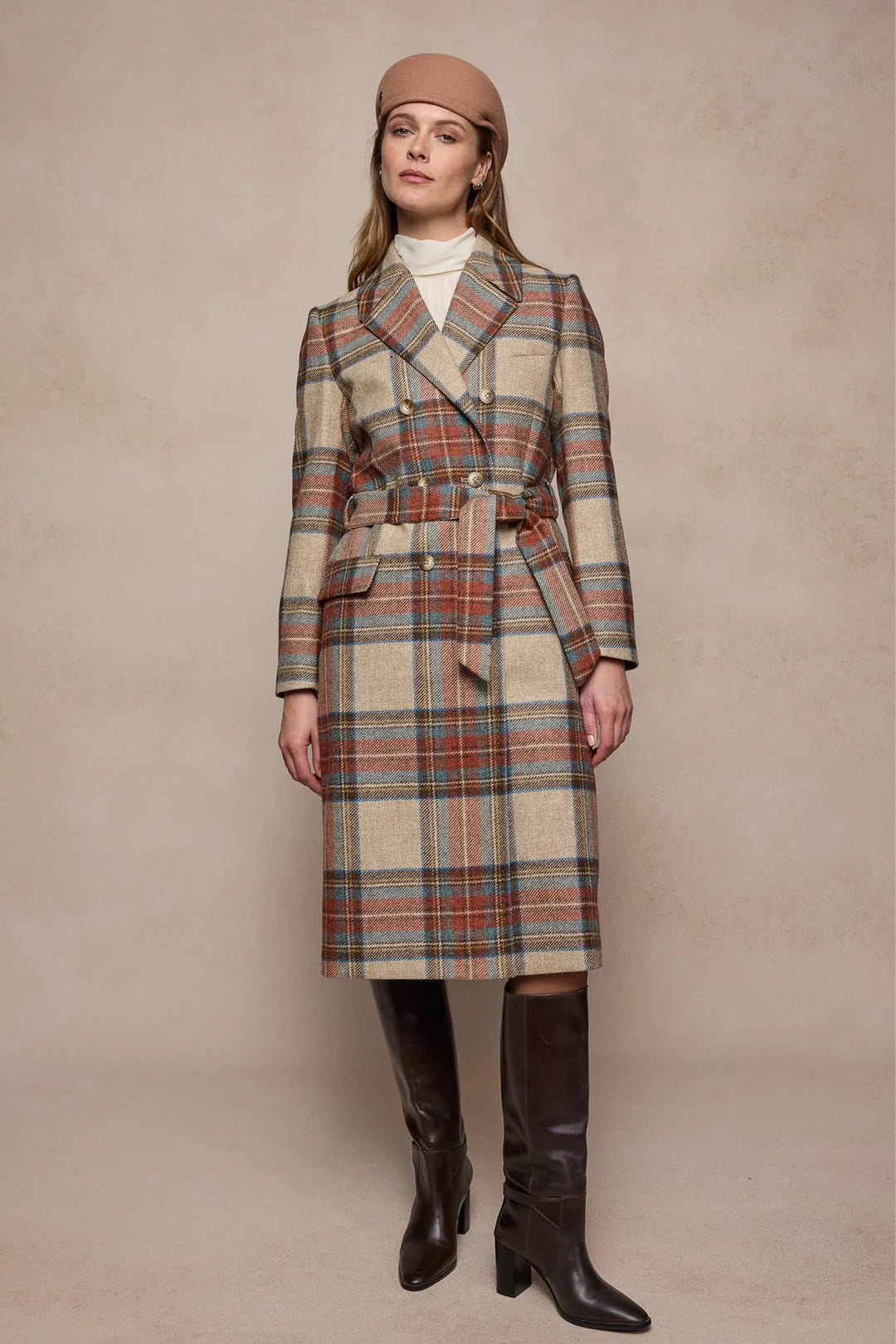Jack Murphy Clodagh Tweed Wool Coat