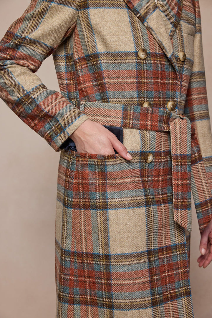 Jack Murphy Clodagh Tweed Wool Coat