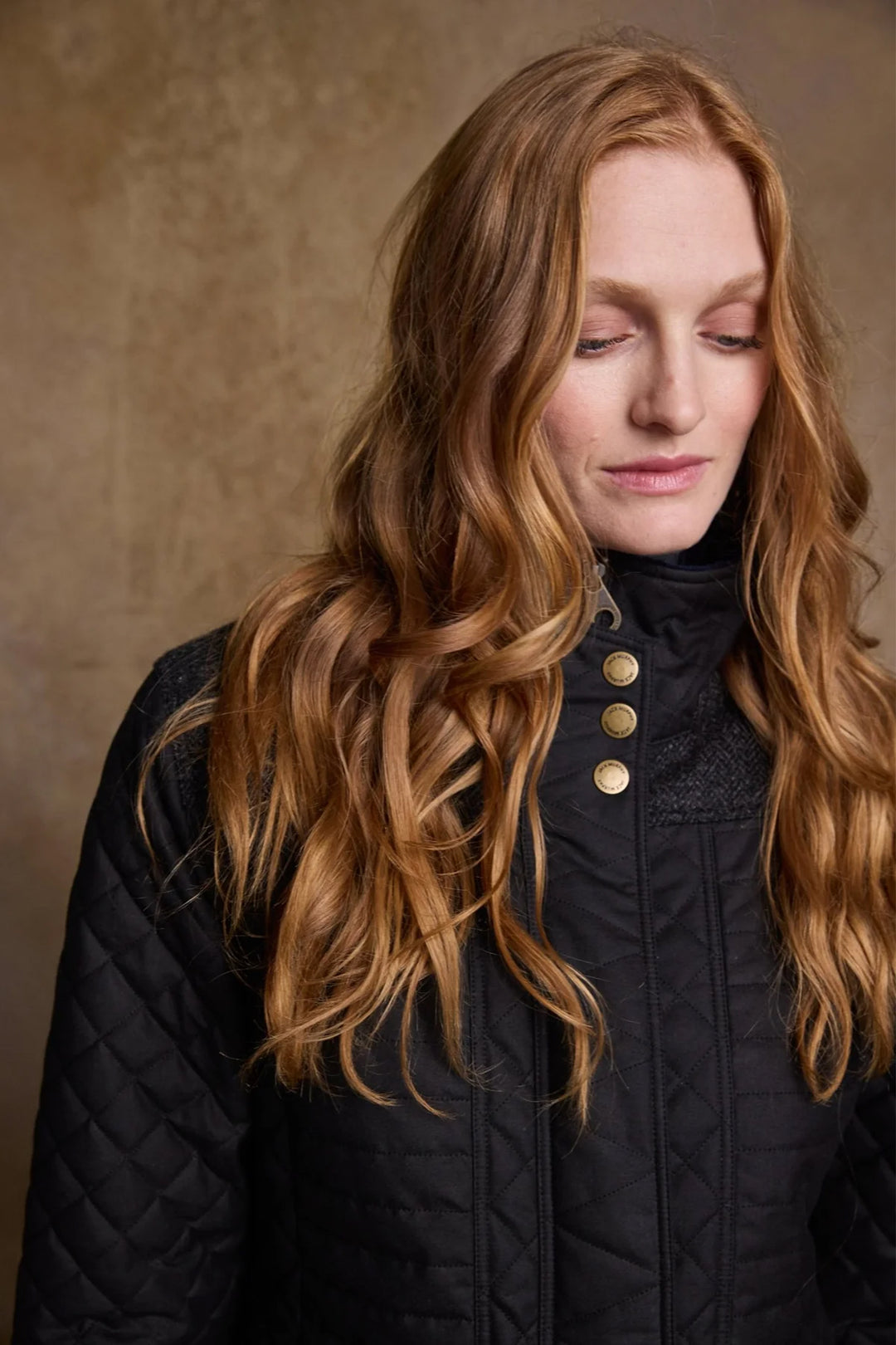 Jodie Structured Quilted Mid-Length Wax Coat