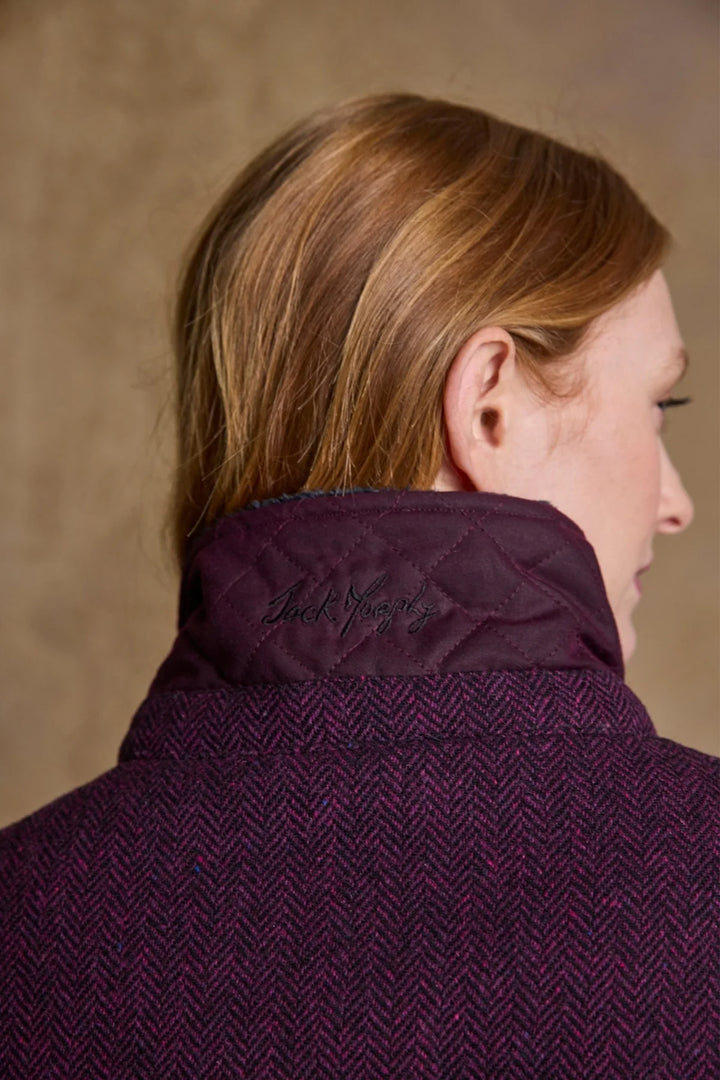 Jodie Structured Quilted Mid-Length Wax Coat