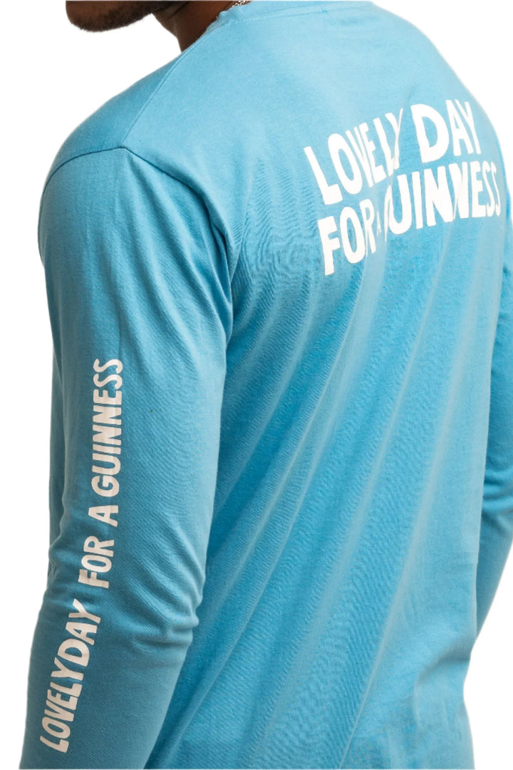 Guinness® Lovely Day Long Sleeve T-Shirt - Blue