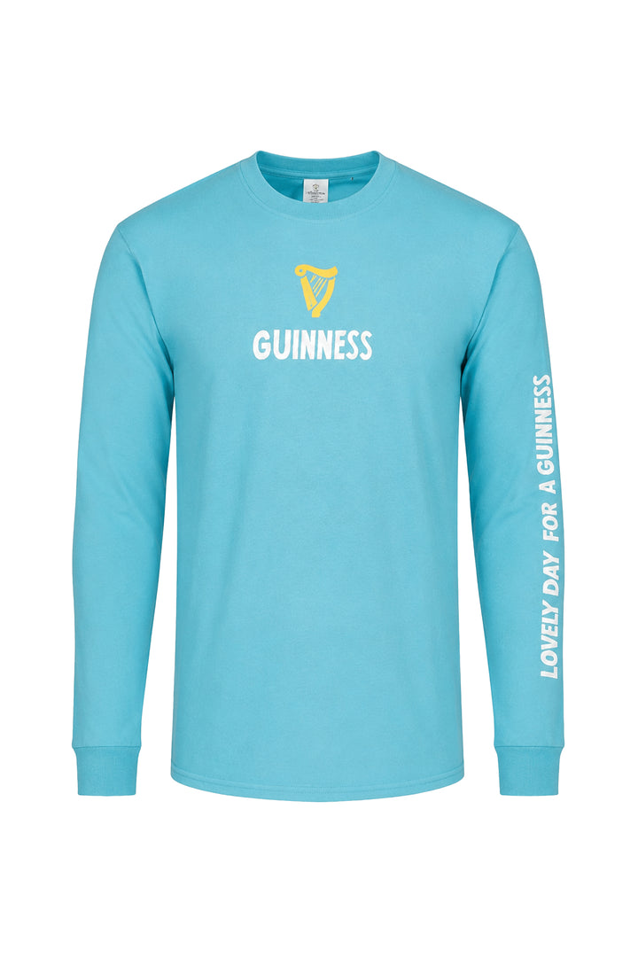 Guinness® Lovely Day Long Sleeve T-Shirt - Blue