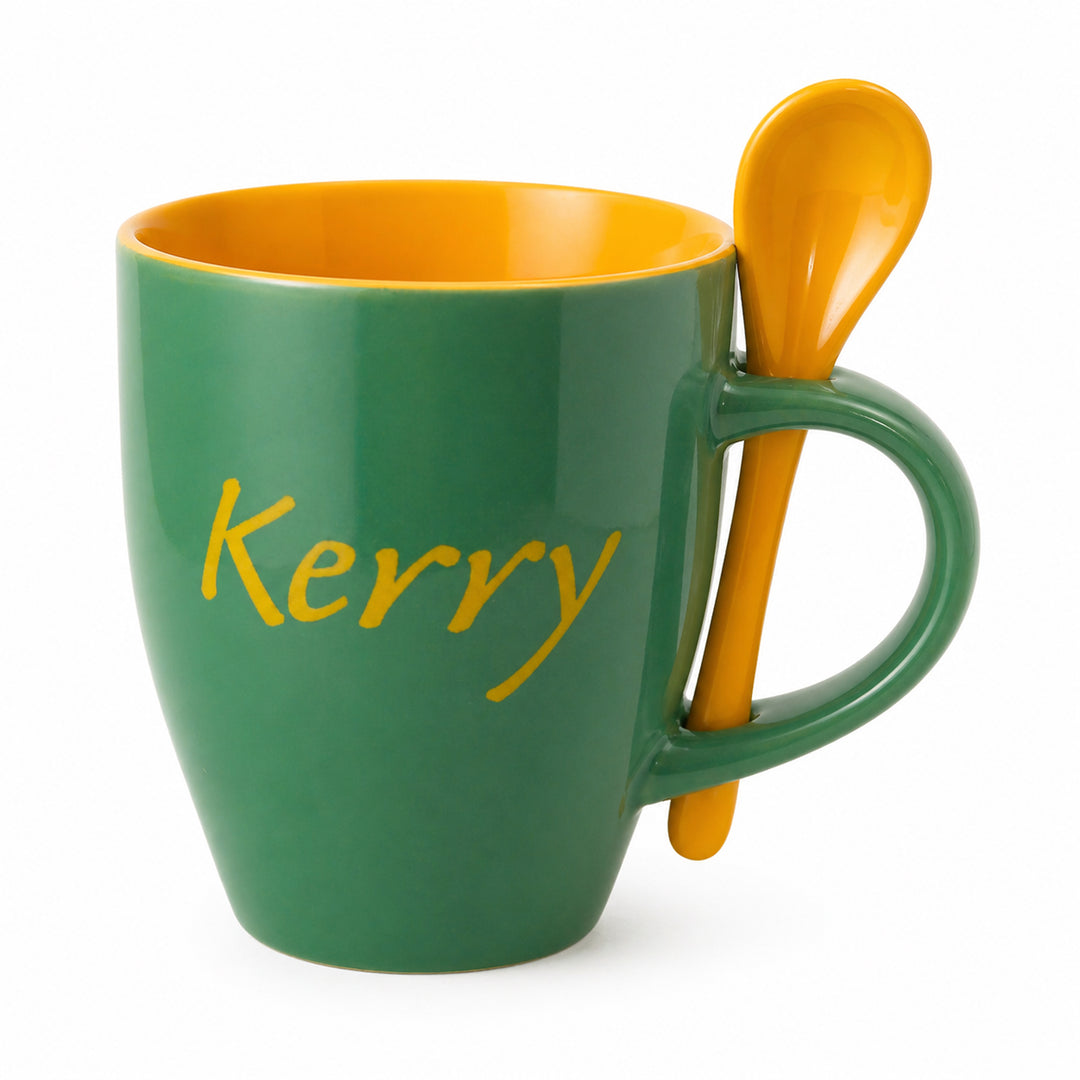 Irish County Mugs with Spoon