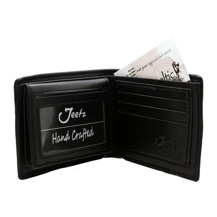 Jeetz Collection Black Wallet with Stripe