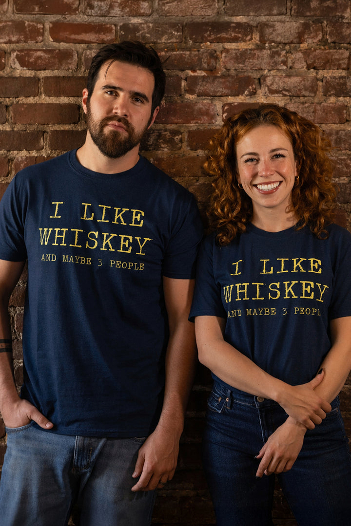 I Like Whiskey and Maybe 3 People Whiskey Lover T-Shirt