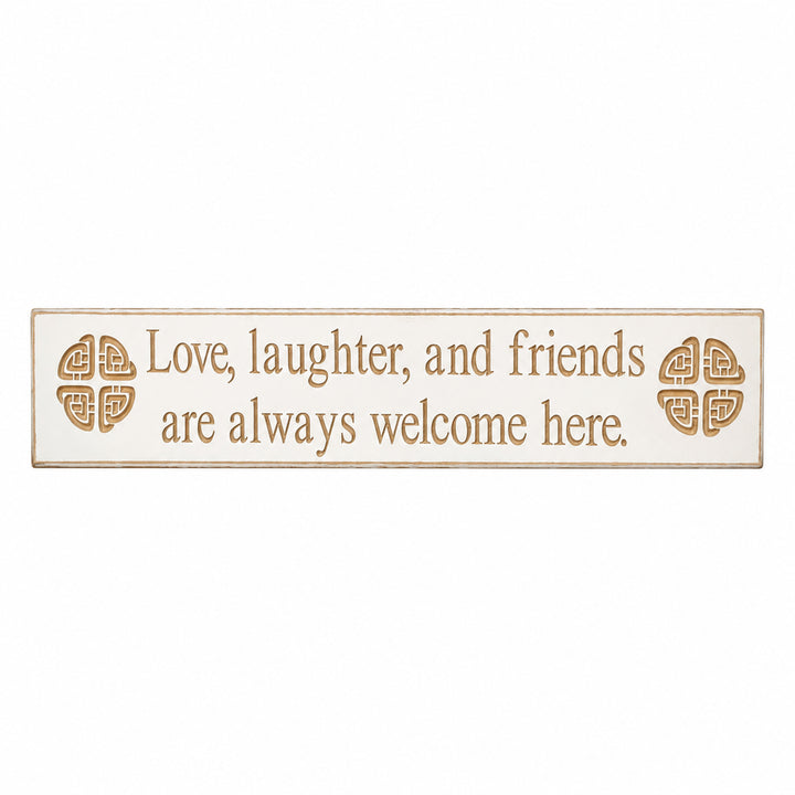 Irish Saying Carved Wood Sign Wall Décor