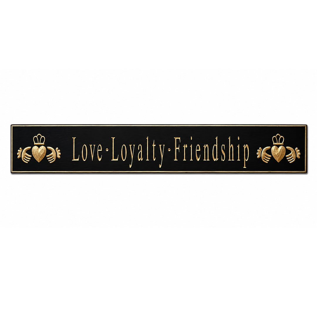 Irish Saying Carved Wood Sign Wall Décor