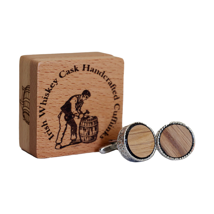 Irish Whiskey Cask Cufflinks