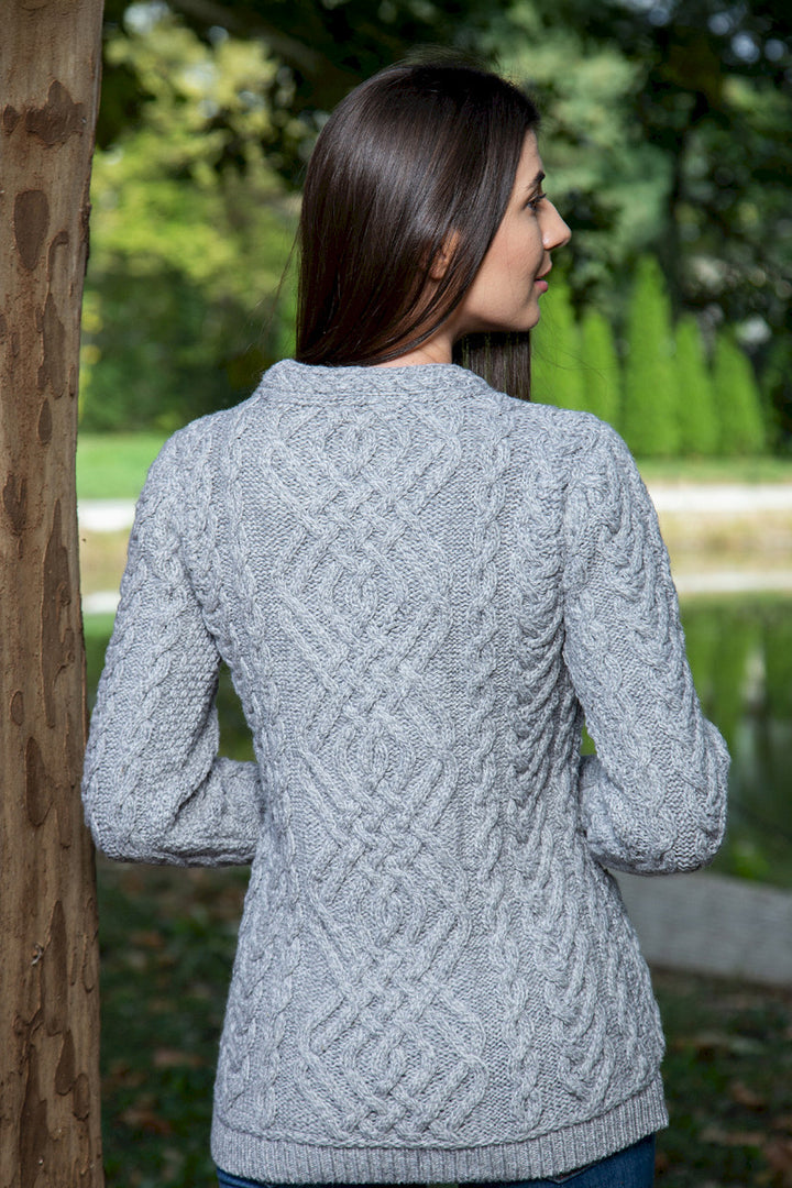 Cable Knit Crew Ladies Sweater