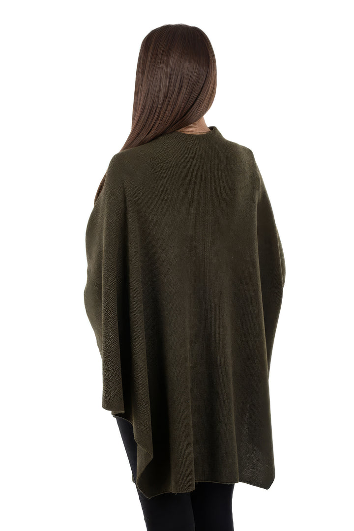 100% Soft Lambswool Draped Shawl