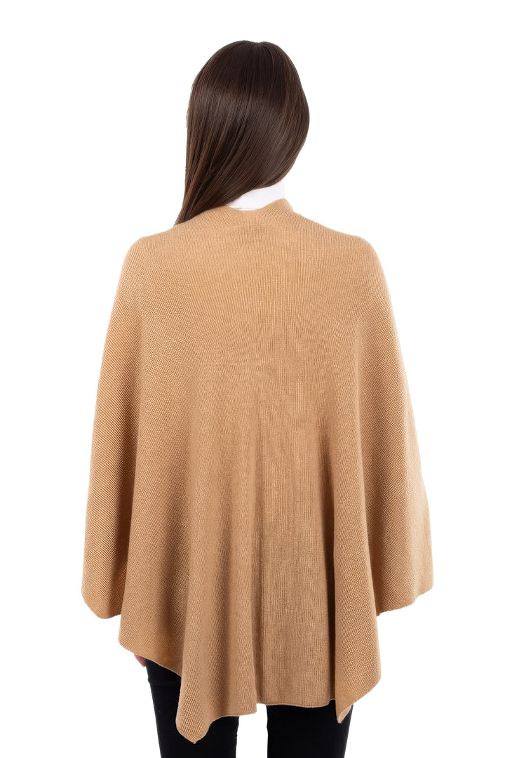 100% Soft Lambswool Draped Shawl